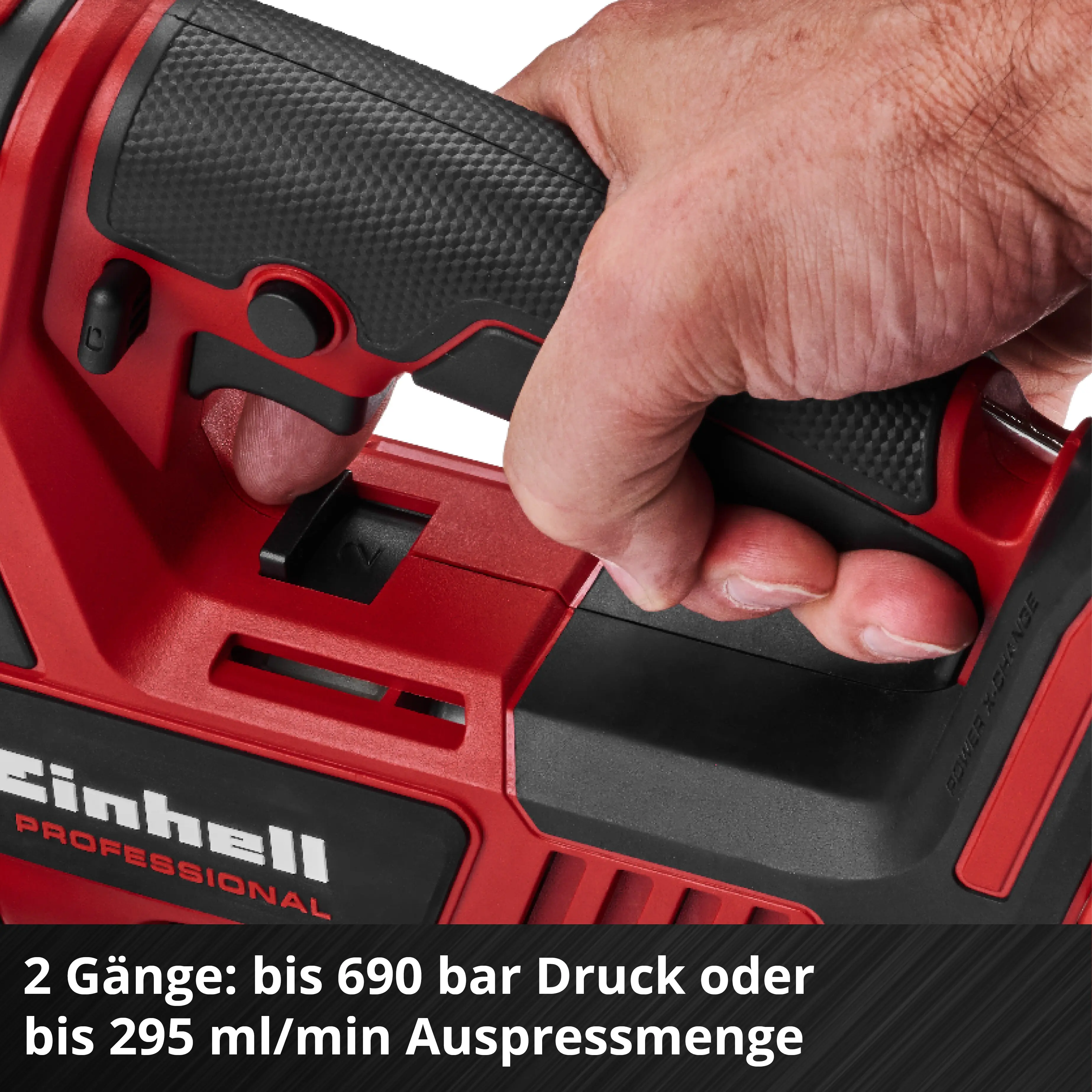 Einhell Professional Akku-Fettpresse TP-GR 18/690 Li Solo