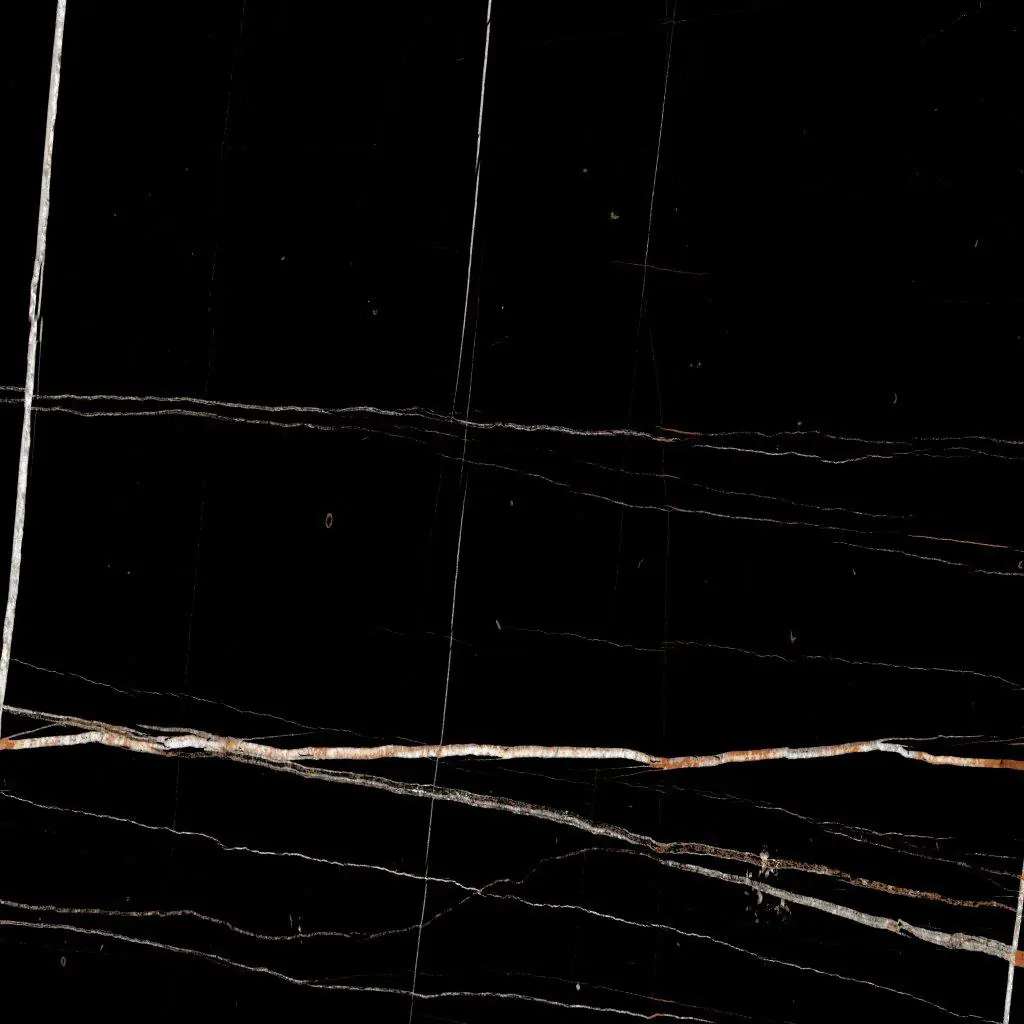 Bodenfliese Feinsteinzeug Sahara 60 x 60 cm schwarz