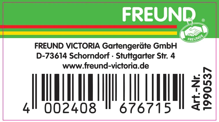 Freund Victoria Teichzange