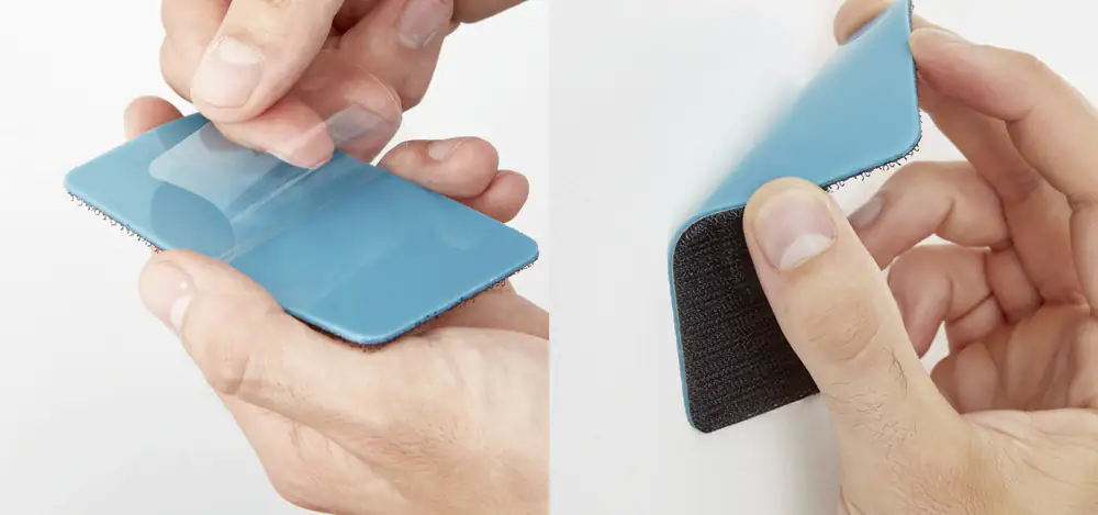 4048962329100_2057517 Fischer Vakuum-Pads Klett 2 Stück, befestigt, ohne zu kleben