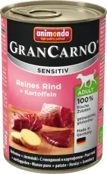 4017721824095 Animonda GranCarno Adult Sensitiv Reines Rind + Kartoffeln 400 g
