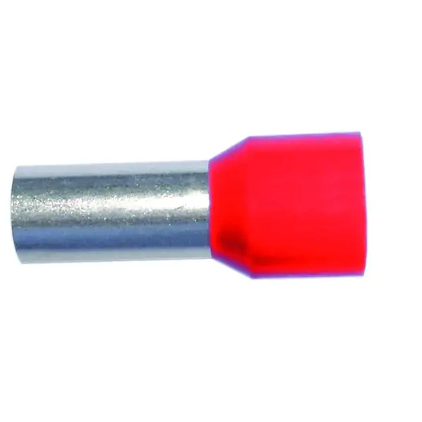 4059795007813 Isolierte Aderendhülse 1 mm² rot, Inhalt 100 Stück