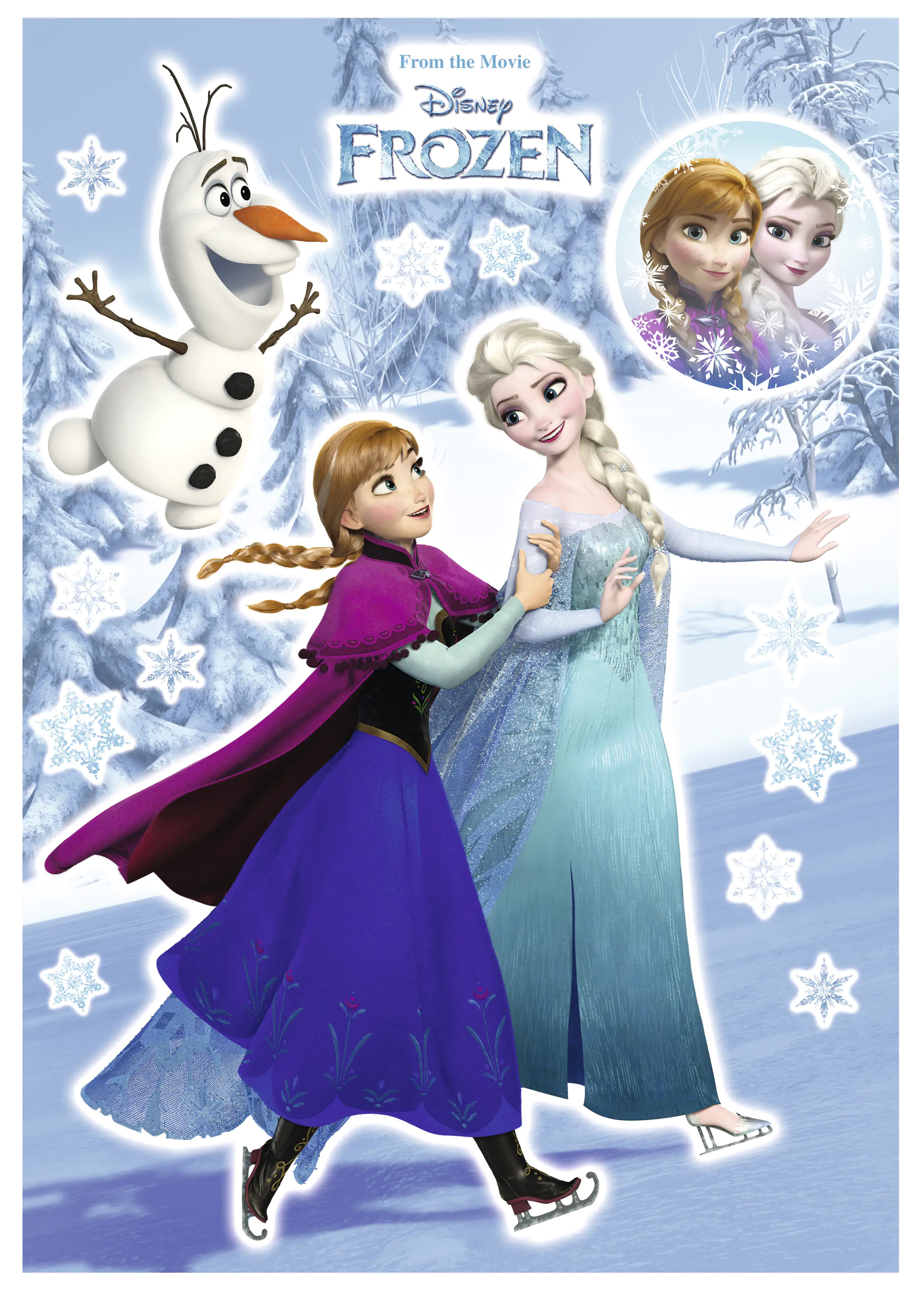 Komar Decosticker Elsa 50 x 70 cm Komar Decosticker Elsa 50 x 70 cm