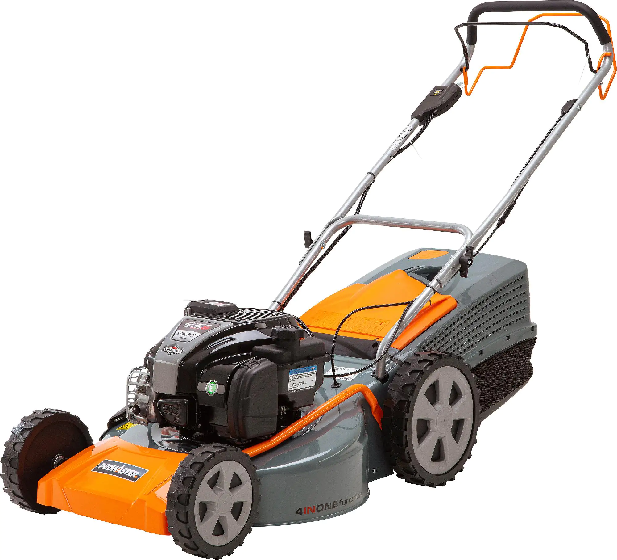 Primaster Benzin-Rasenmäher 4.69 SPI-A 46 cm Schnittbreite mit Radantrieb Primaster Benzin-Rasenmäher 4.69 SPI-A 46 cm Schnittbreite mit Radantrieb