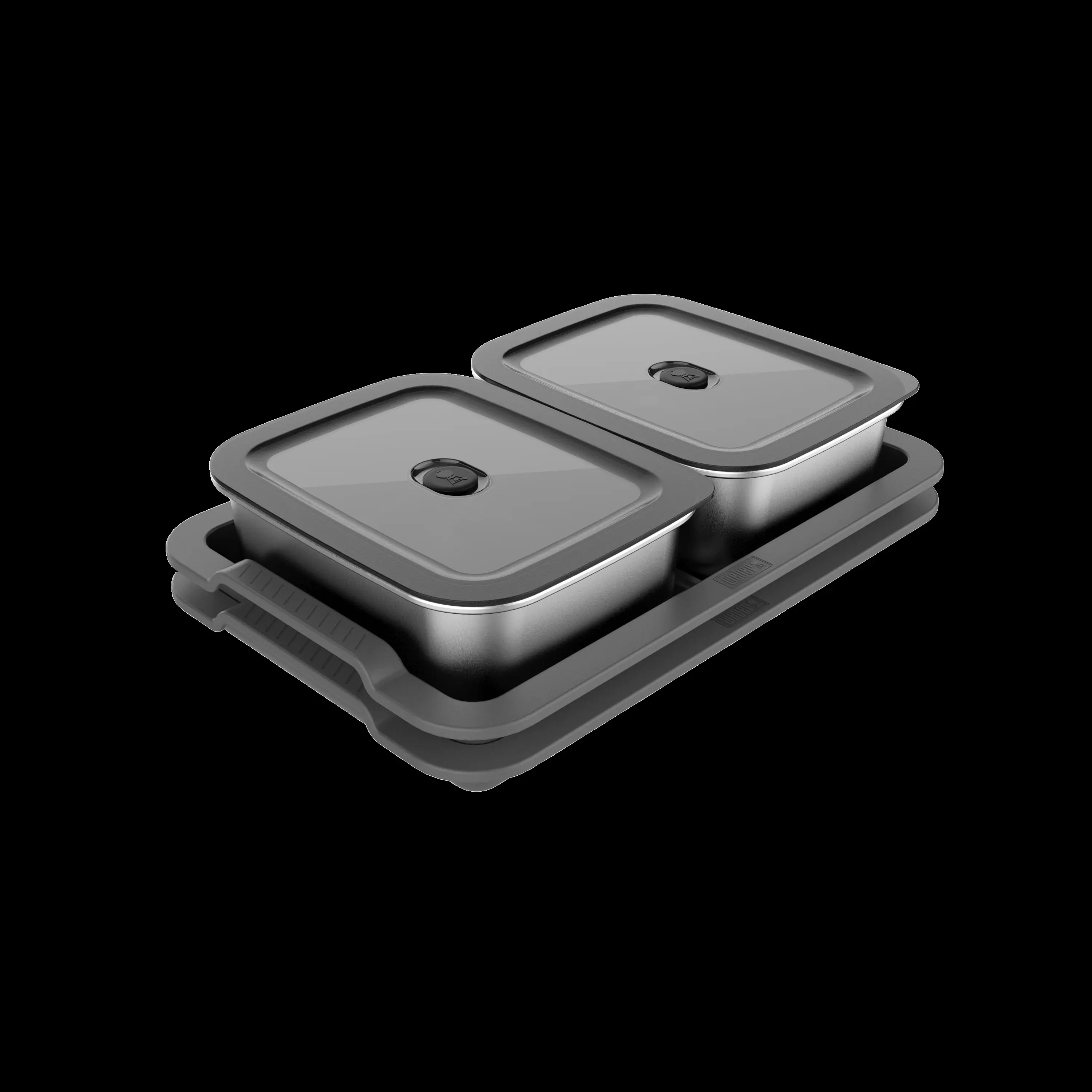 Weber Works Serviertablett-Set - einsetzbar in Seitentisch
