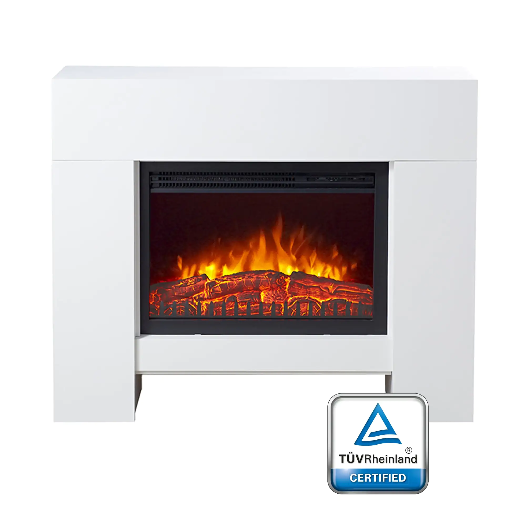 Essentials Smart Home Solutions Elektrokamin weiß Desgin 2000 Watt 84 x 100 cm