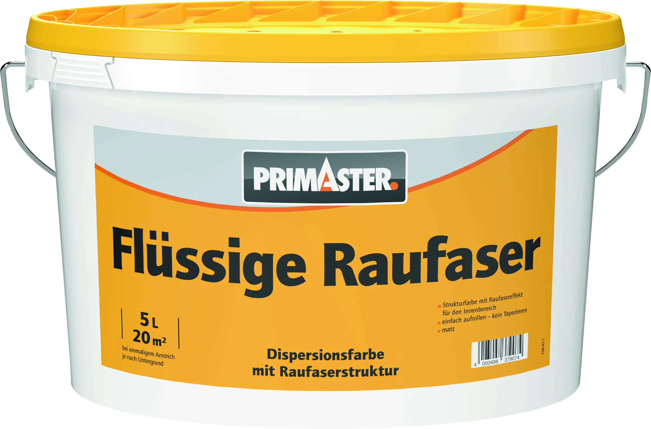 Primaster Flüssige Raufaser 5 L weiß matt Primaster Flüssige Raufaser 5 L weiß matt