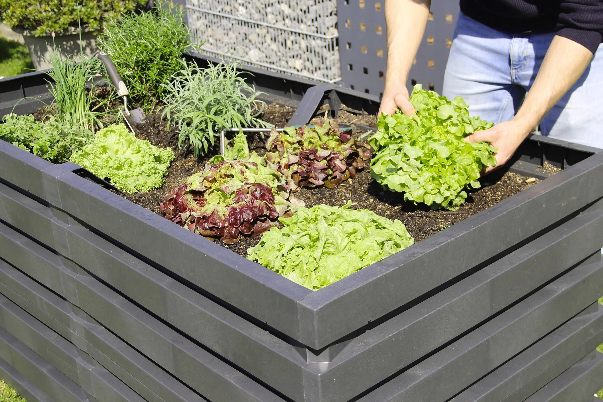 Garantia Hochbeet Skyline, ca. 161 x 75 x 80 cm