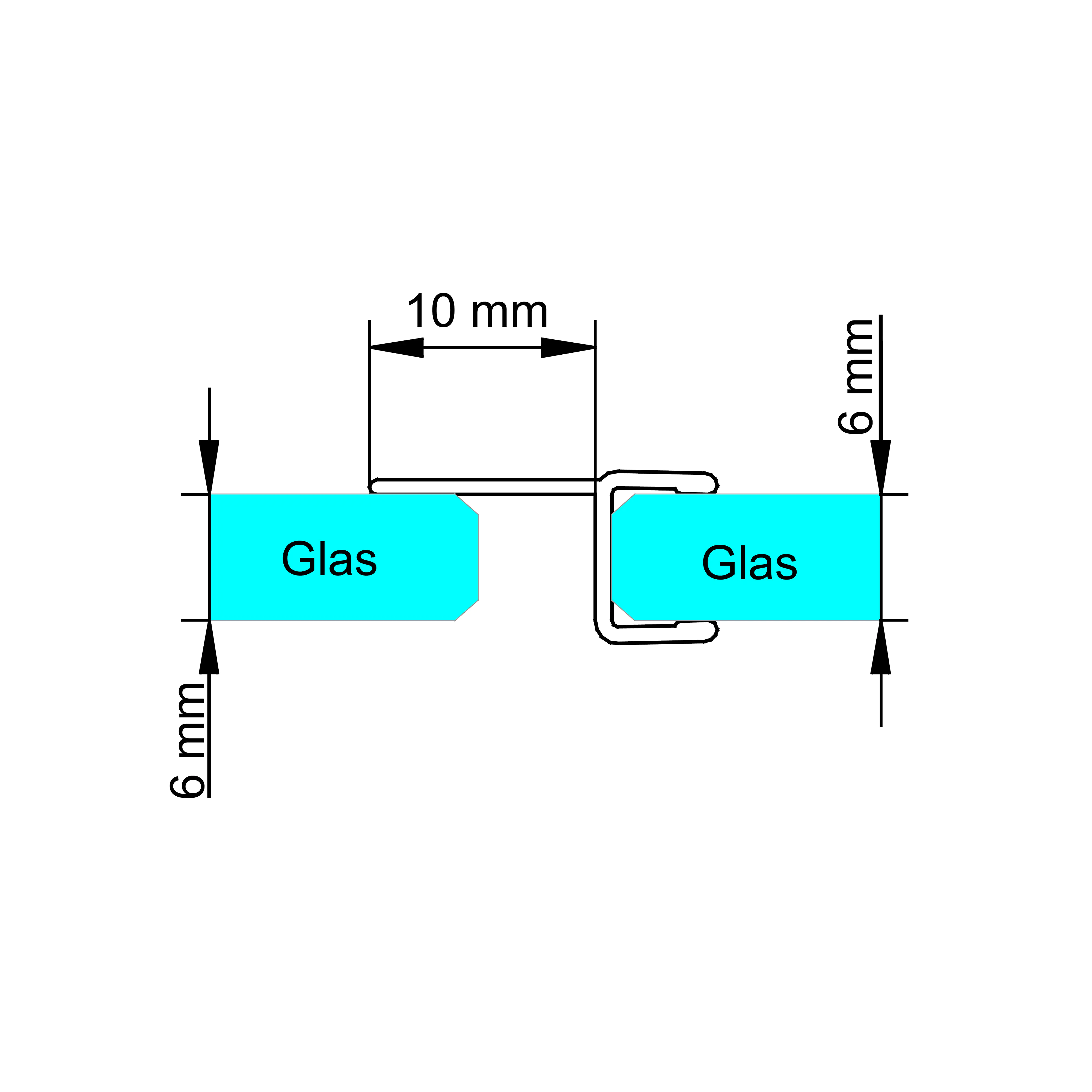 Schulte Duschdichtung Glasstärke: 6 mm Länge: 200 cm Schulte Duschdichtung Glasstärke: 6 mm Länge: 200 cm