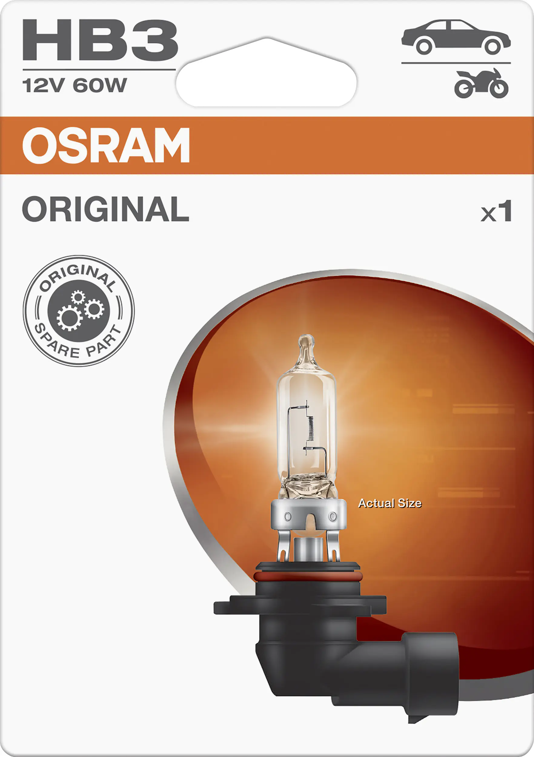 Osram Scheinwerferlampe HB3 Original 2.0