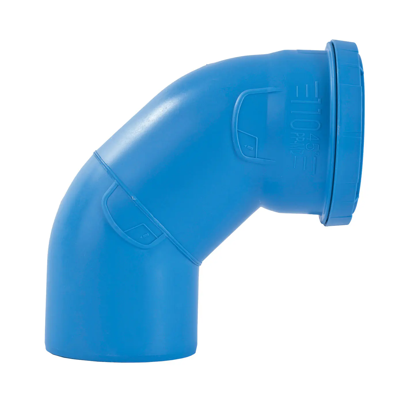 Marley Rohrbogen dBlue DN 90 87° schalldämmend 16 cm blau