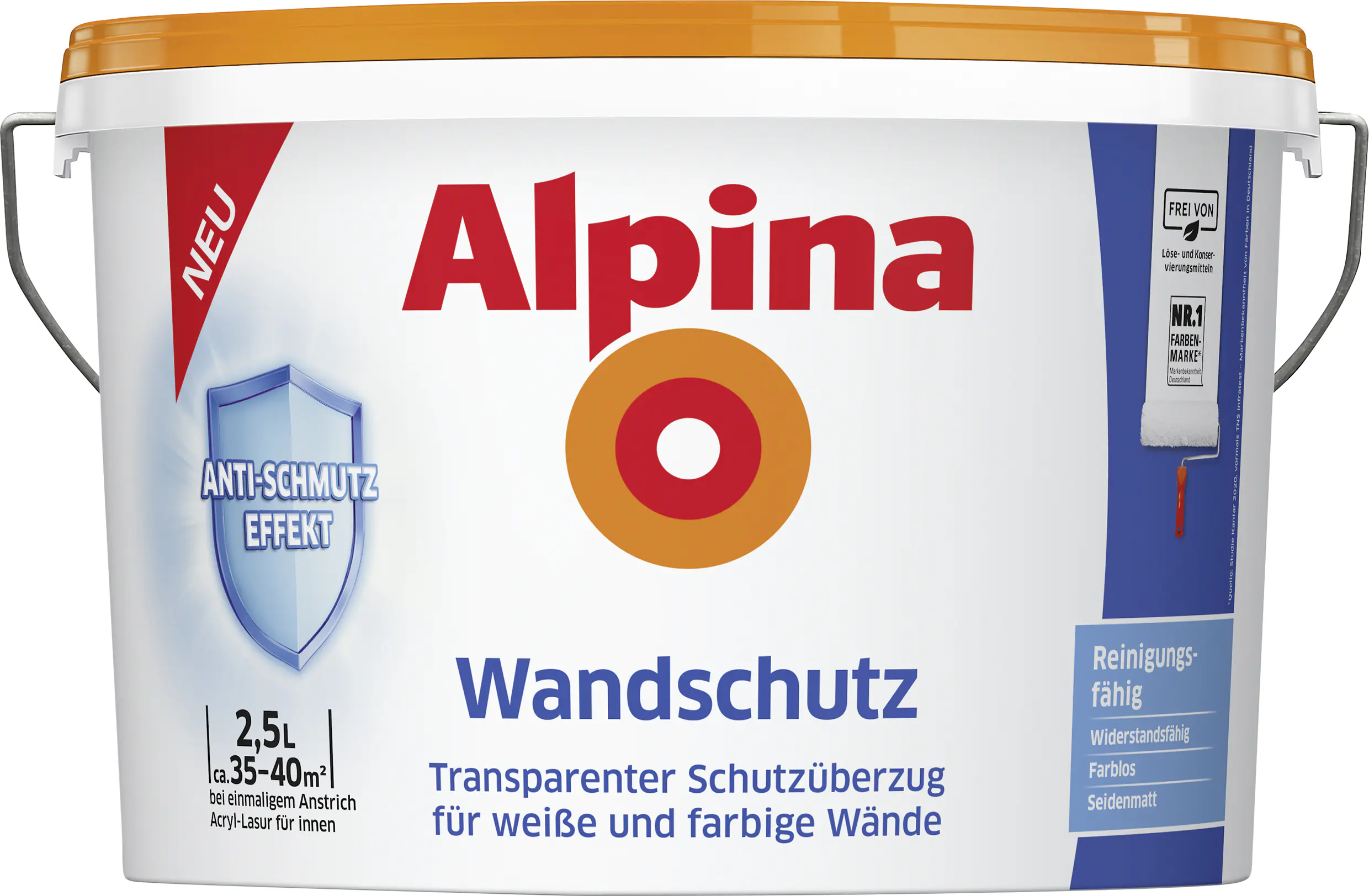 Alpina Schutzanstrich Wandschutz transparent 2,5 L
