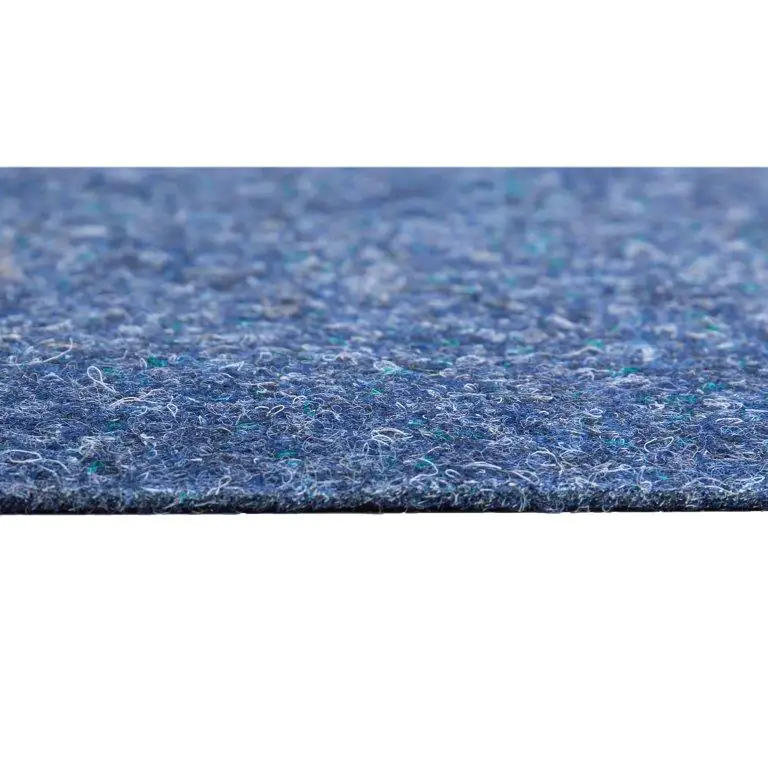 Andiamo Teppichboden Tarragona Coupon im Wunschmaß, jeansblau, 2 m breit