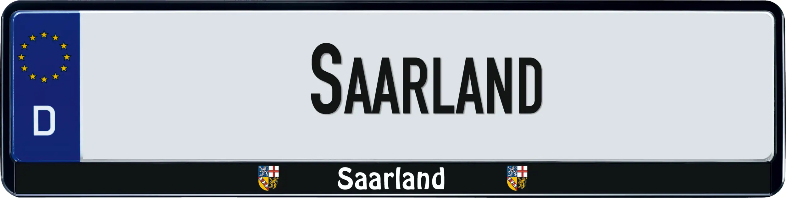 Hermann Schütz Design Kennzeichenrahmen Bundesland Saarland