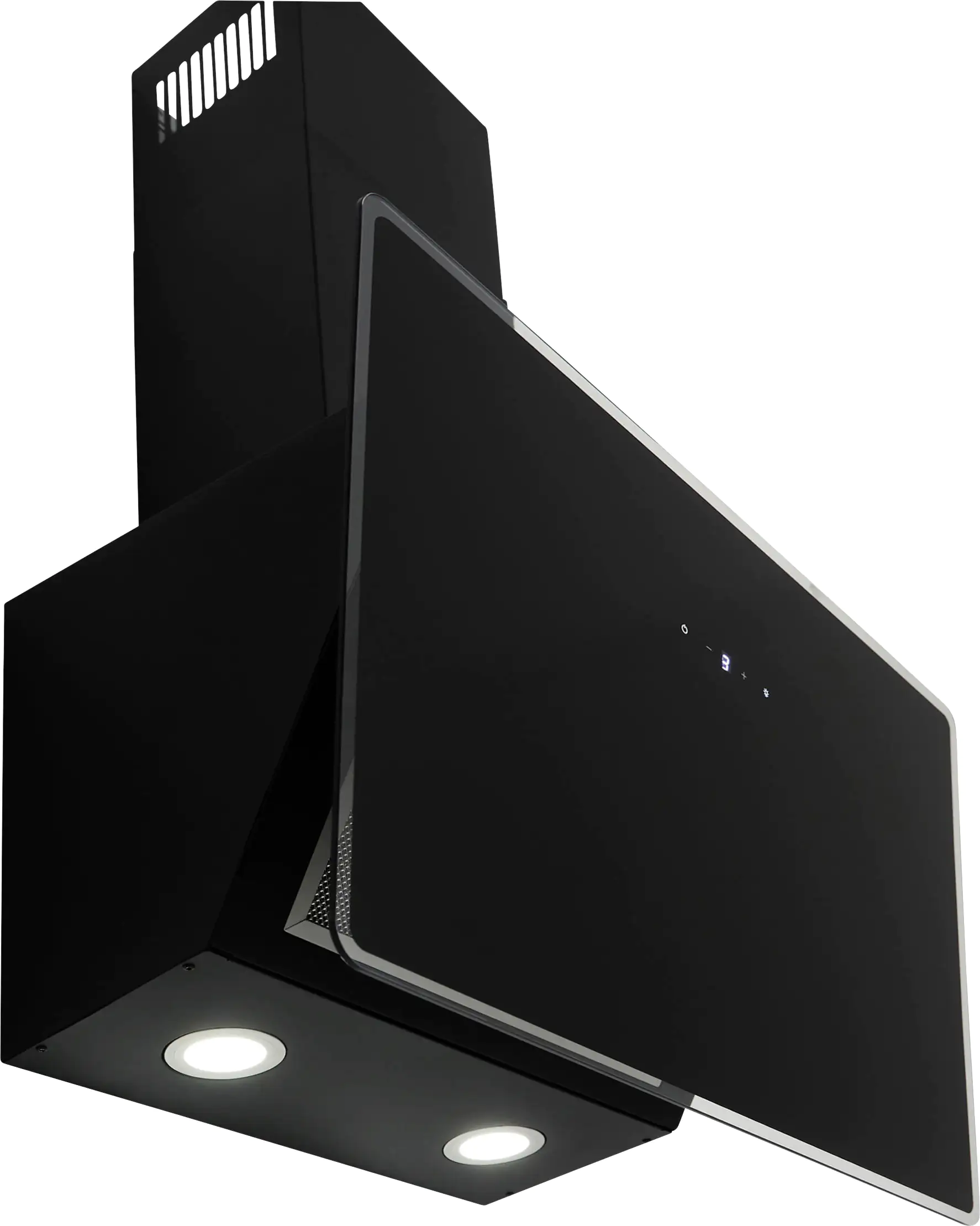 Respekta Dunstabzugshaube mit Glasschirm schwarz 60 cm