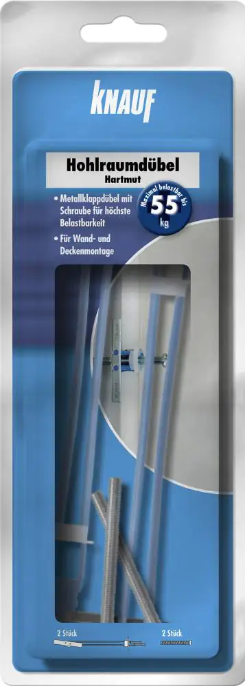 Knauf Hohlraumdübel 5,0 x 60 mm, 2 Stück Knauf Hohlraumdübel 5,0 x 60 mm, 2 Stück