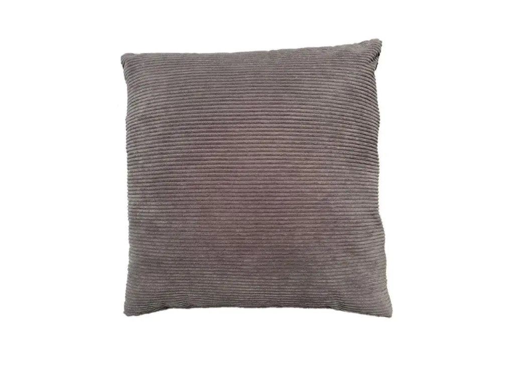 Sehlbach Cord Kissen silbergrau 45 x 45 cm 