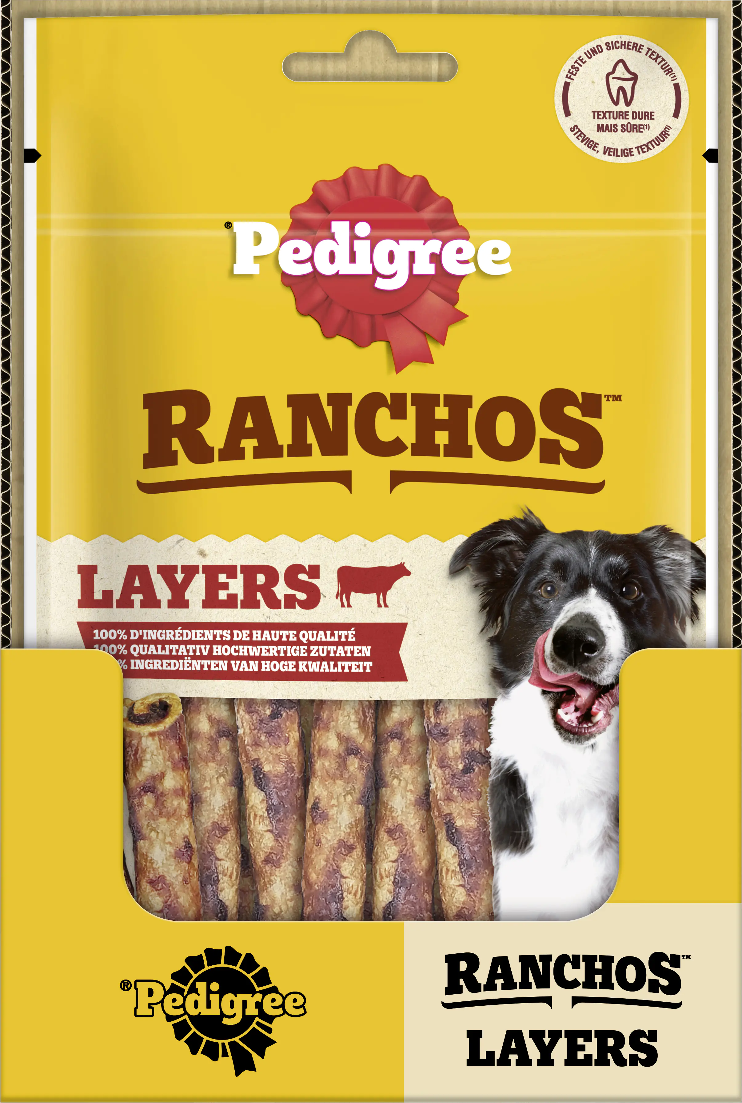 Pedigree Ranchos Hundeleckerli Layers mit Rind 60 g