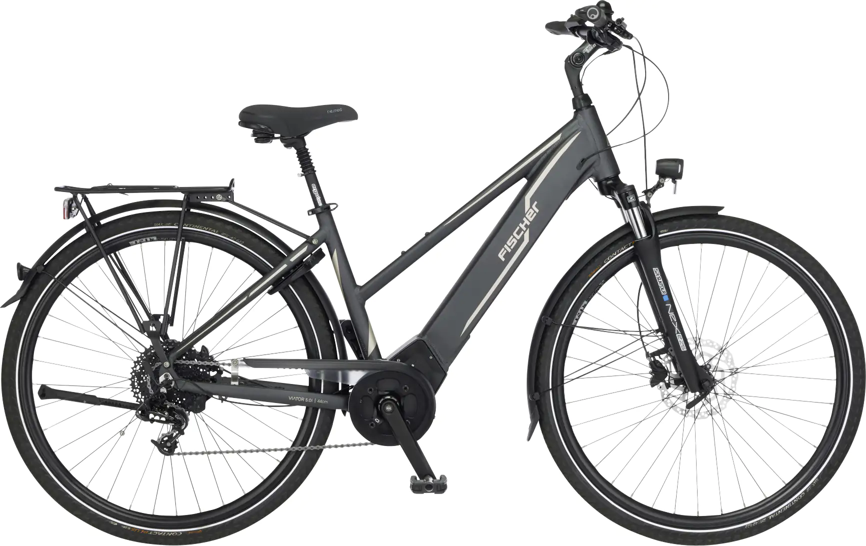 Fischer E-Bike Trekking Viator 5.0i Damen 28 Zoll 10-Gang 504 Wh schwarz Fischer E-Bike Trekking Viator 5.0i Damen 28 Zoll 10-Gang 504 Wh schwarz