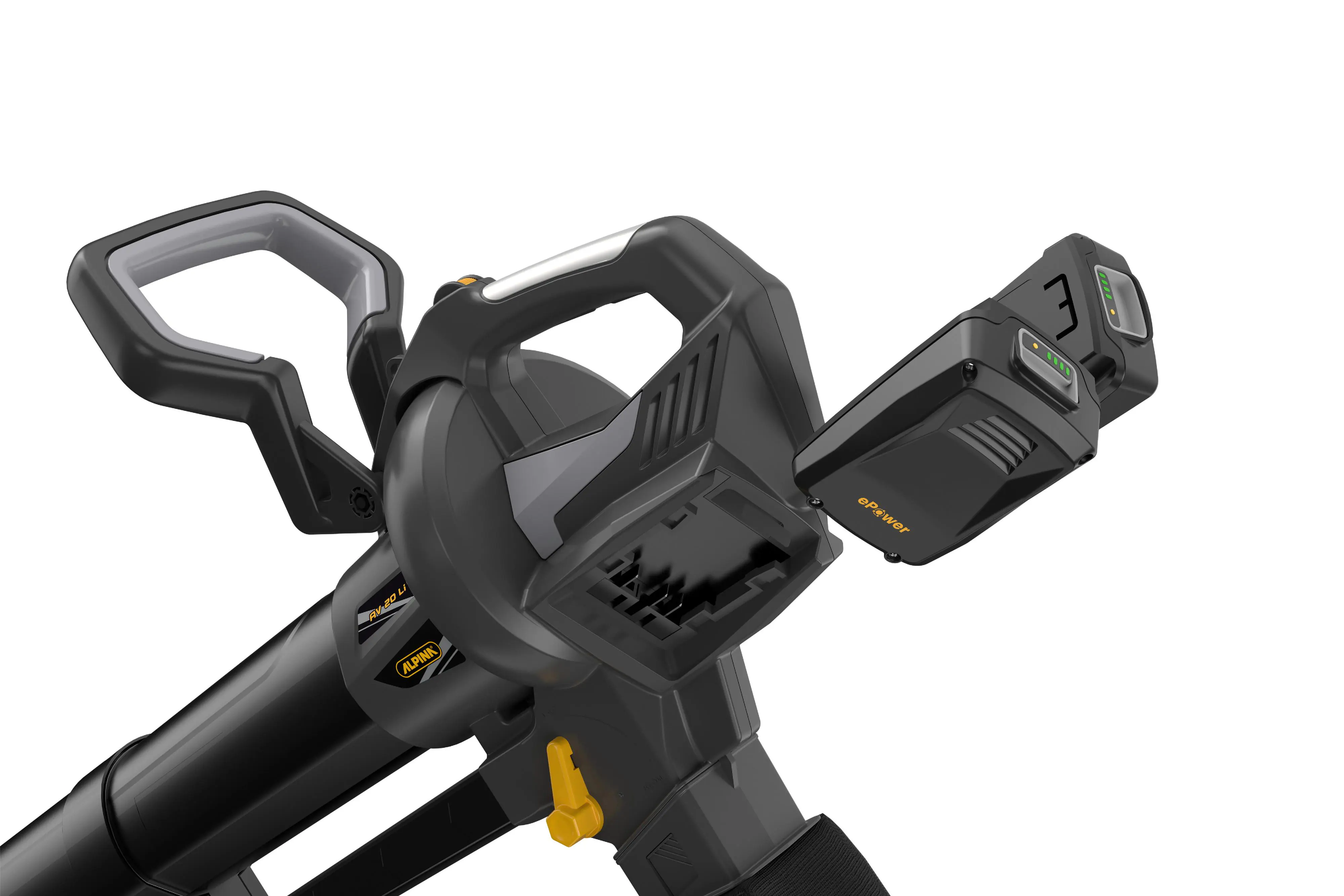 Alpina Akku-Laubsauger und Bläser AV 20 Li inkl. Akku und Doppel-Ladegerät