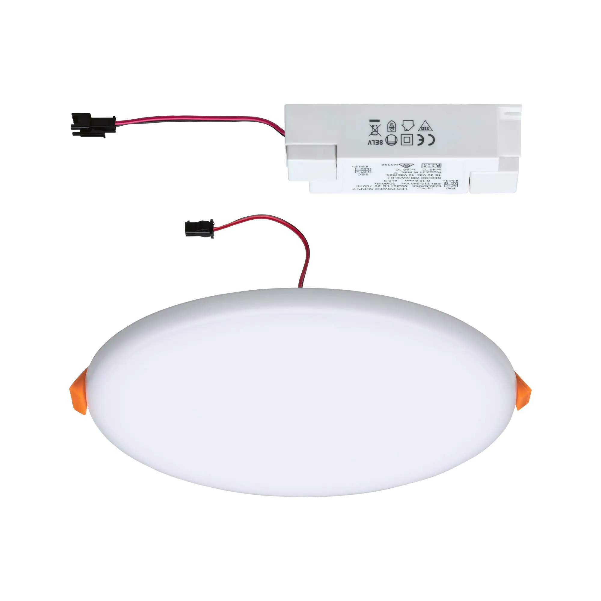 Paulmann Einbauleuchte LED Veluna Varifit rund 18,5 cm 17,5 W satin