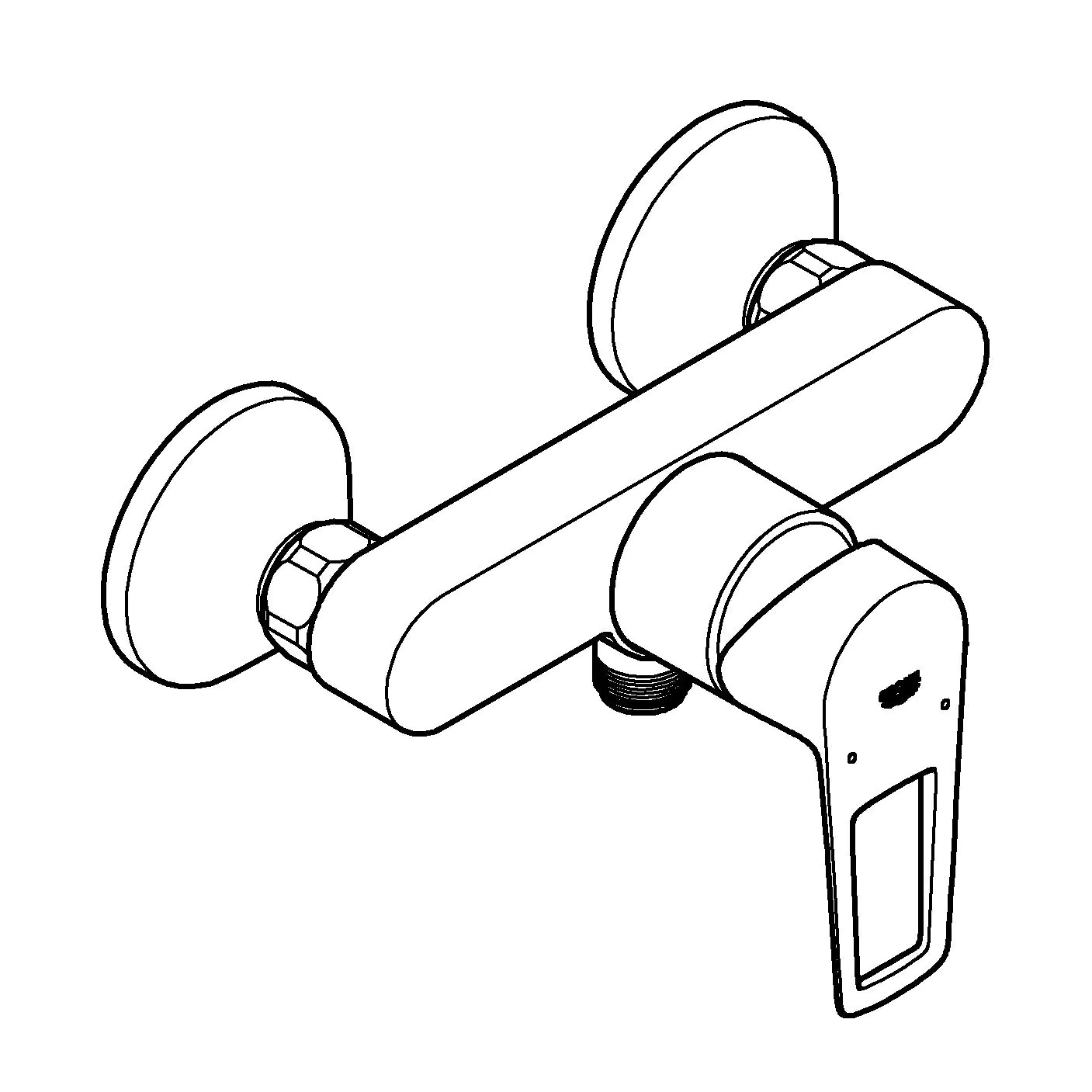 Grohe Brausearmatur Start Loop chrom Grohe Brausearmatur Start Loop chrom