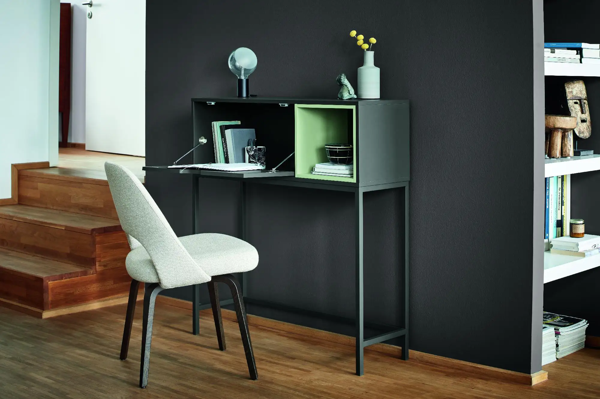 Alpina Feine Farben Lack No. 33 Stille des Vulkans  anthrazit edelmatt 750 ml