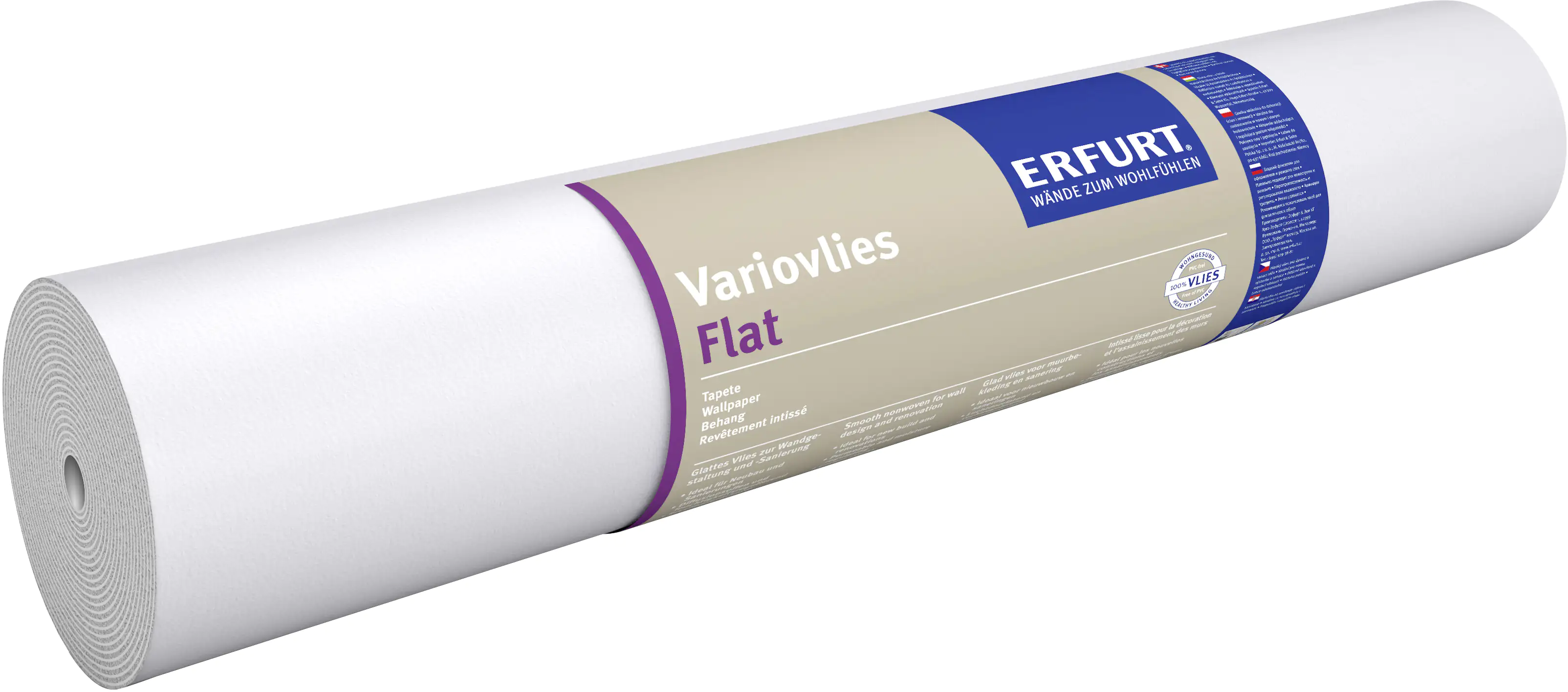 4000599011209_1042613 Erfurt Variovlies Flat weiß 0,75 x 20 m