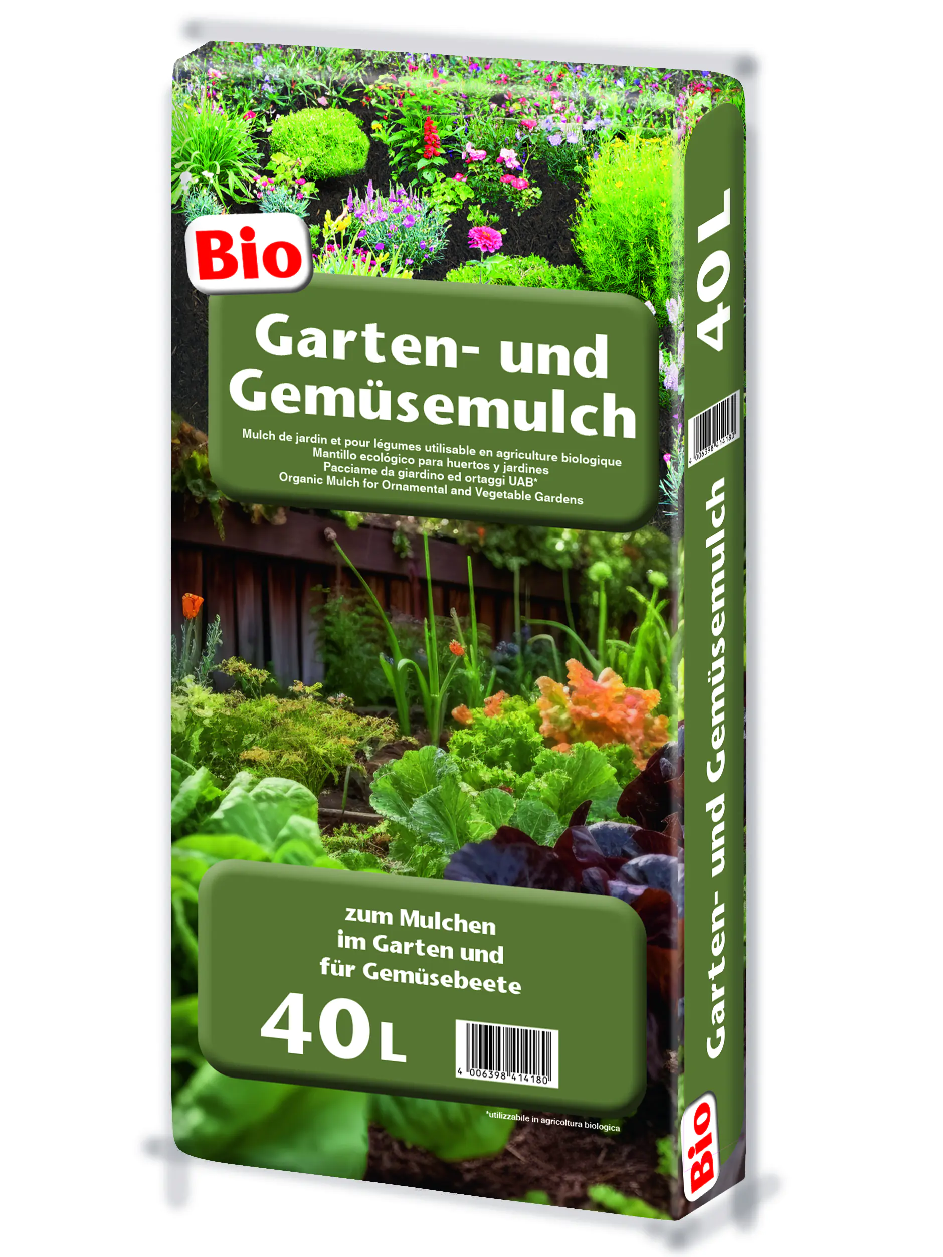 Universal Bio Gartenmulch und Gemüsemulch 40 L