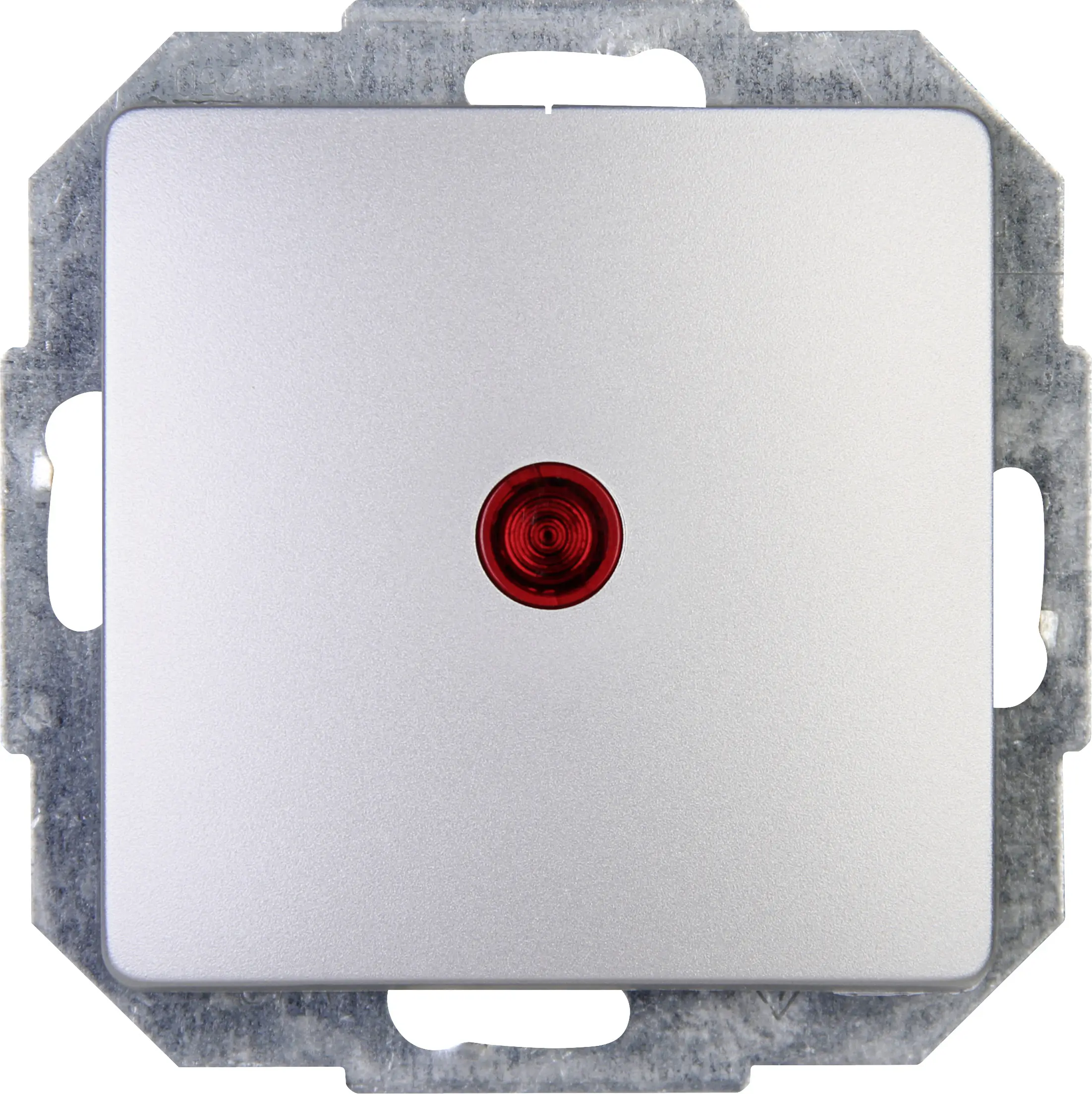 Kopp Kontrollschalter Paris beleuchtet silber, 651660080