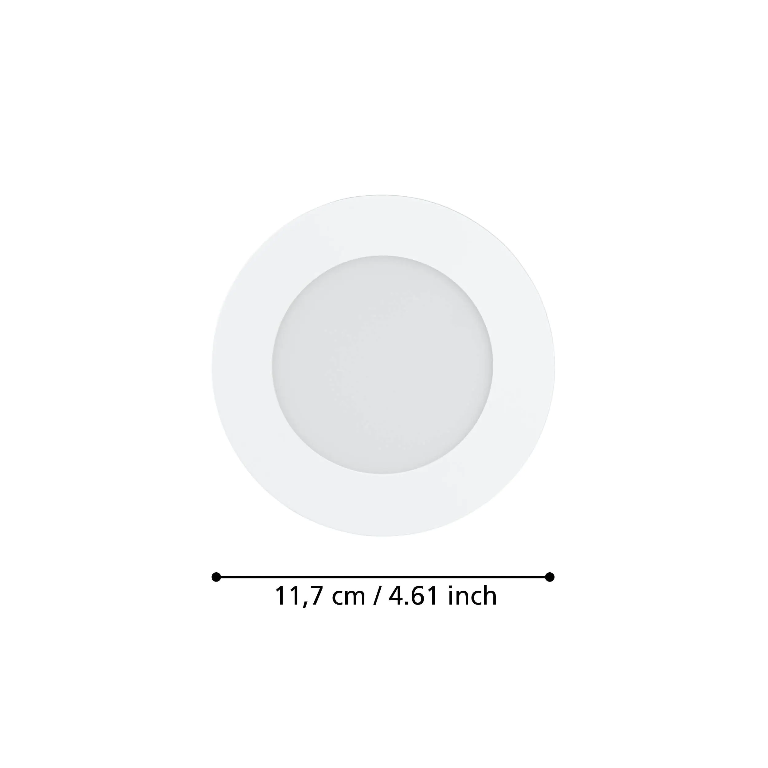 Eglo Connect LED Einbauleuchte Fueva-Z weiß Ø 12 cm dimmbar, Smart Home Eglo Connect LED Einbauleuchte Fueva-Z weiß Ø 12 cm dimmbar, Smart Home