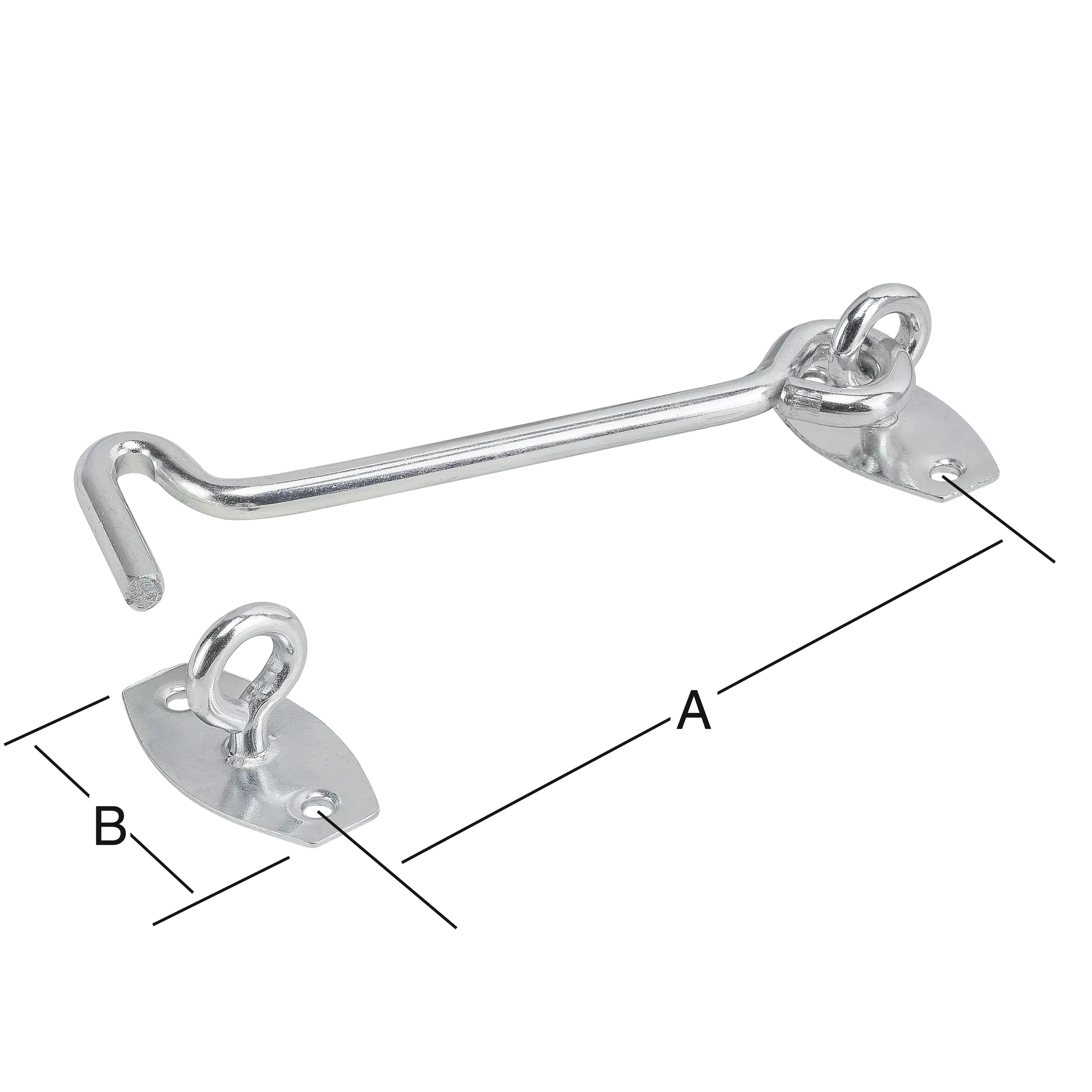 Vormann Sturmhaken verzinkt 100 x 43 mm