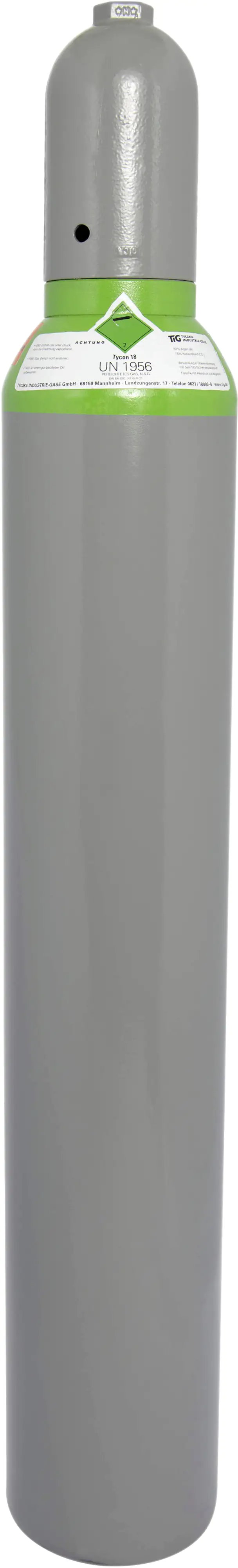 Tyczka Tycon 18 10 l Eigentumsflasche (ohne Füllung)