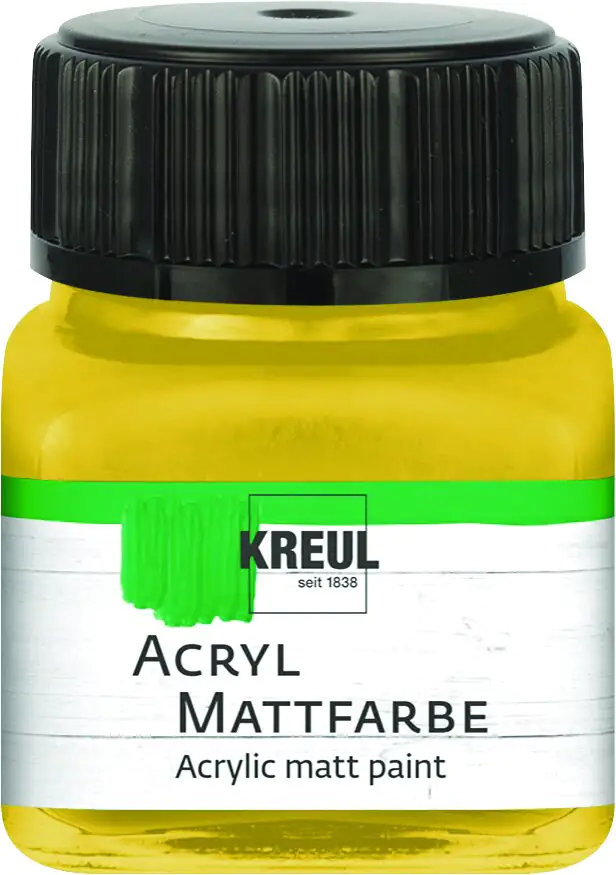 Kreul Acryl Mattfarbe gold 20 ml