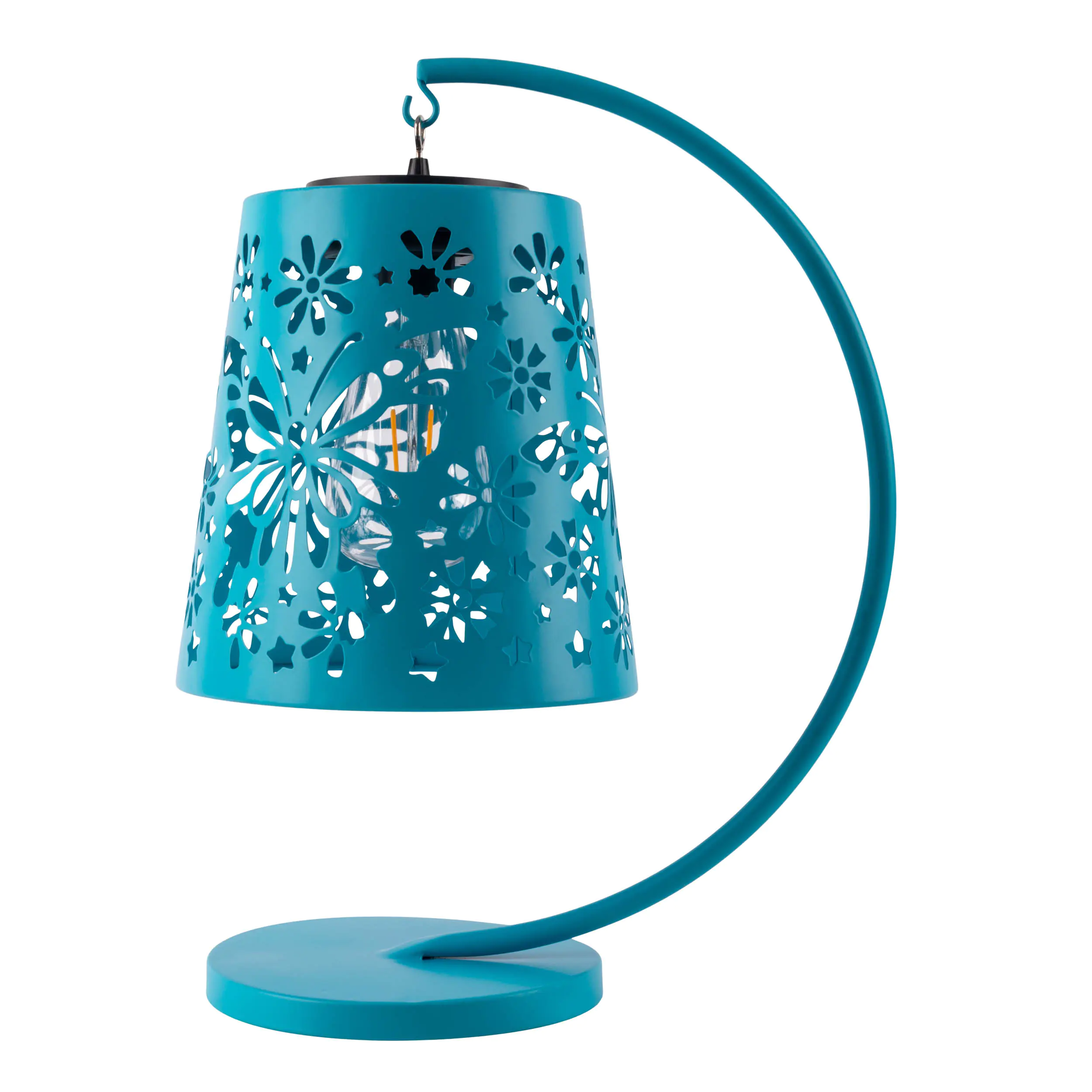 Light & More LED Solartischleuchte Laterne blau Light & More LED Solartischleuchte Laterne blau