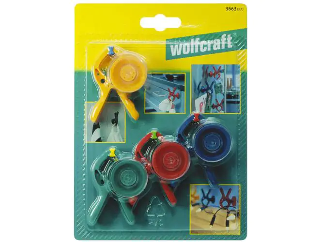 4006885366305 Wolfcraft Mini-Federzwingen-Set Microfix S 4-teilig 20 mm