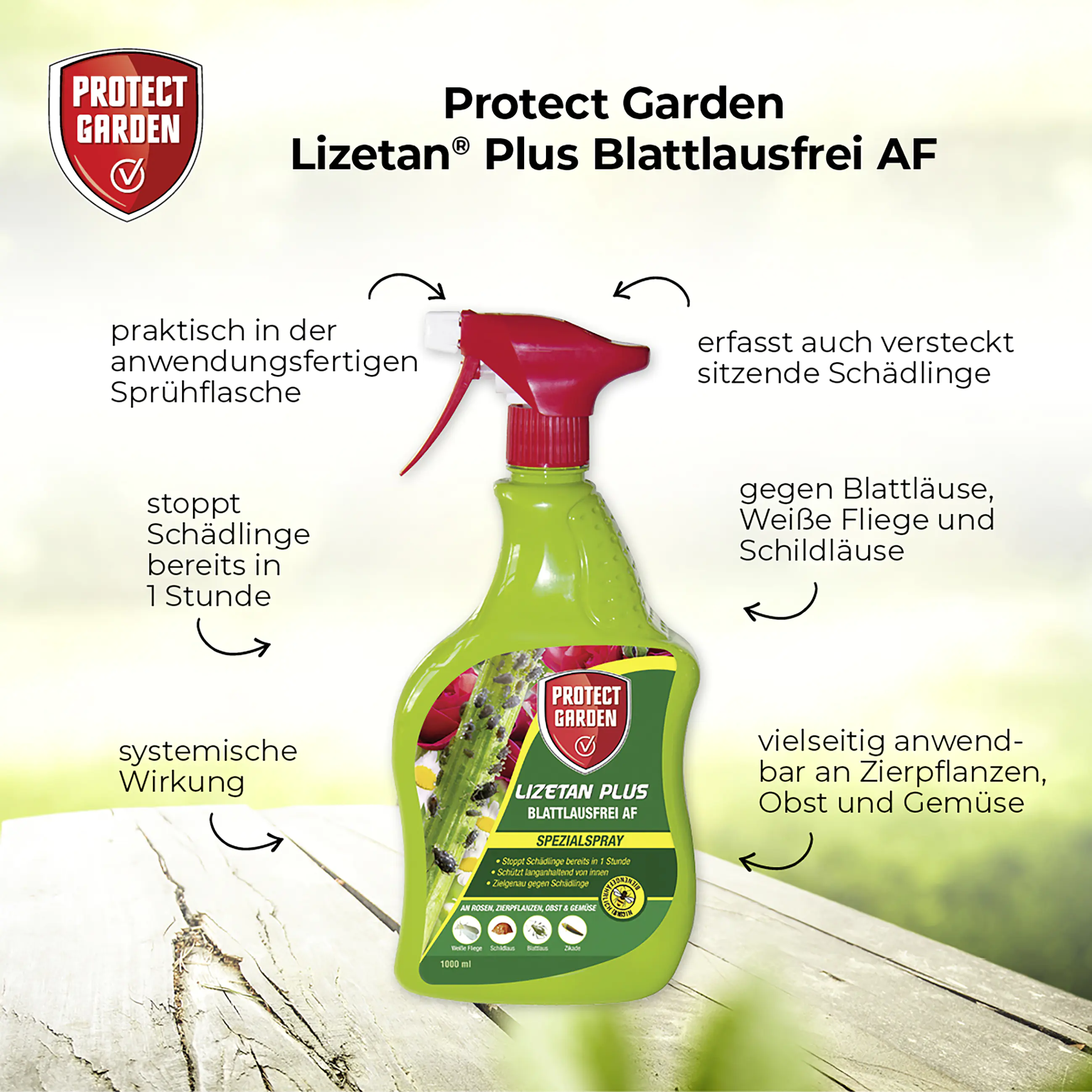 Protect Garden Lizetan Plus Blattlausfrei AF 1 l
