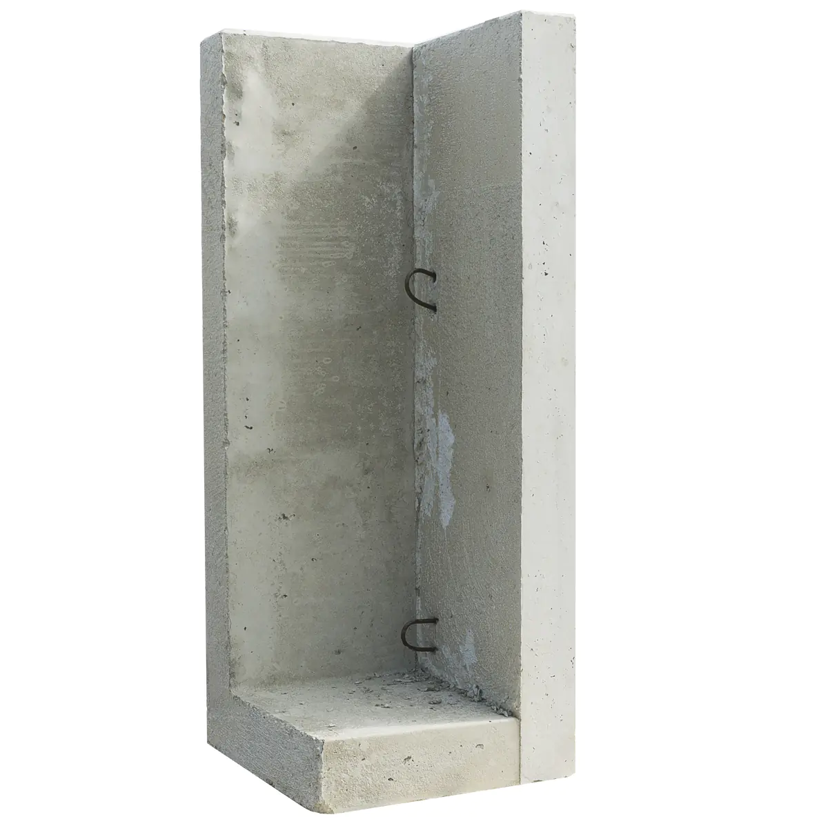 EHL L-Stein Ecke Beton 50 x 50 x 155 cm grau EHL L-Stein Ecke Beton 50 x 50 x 155 cm grau