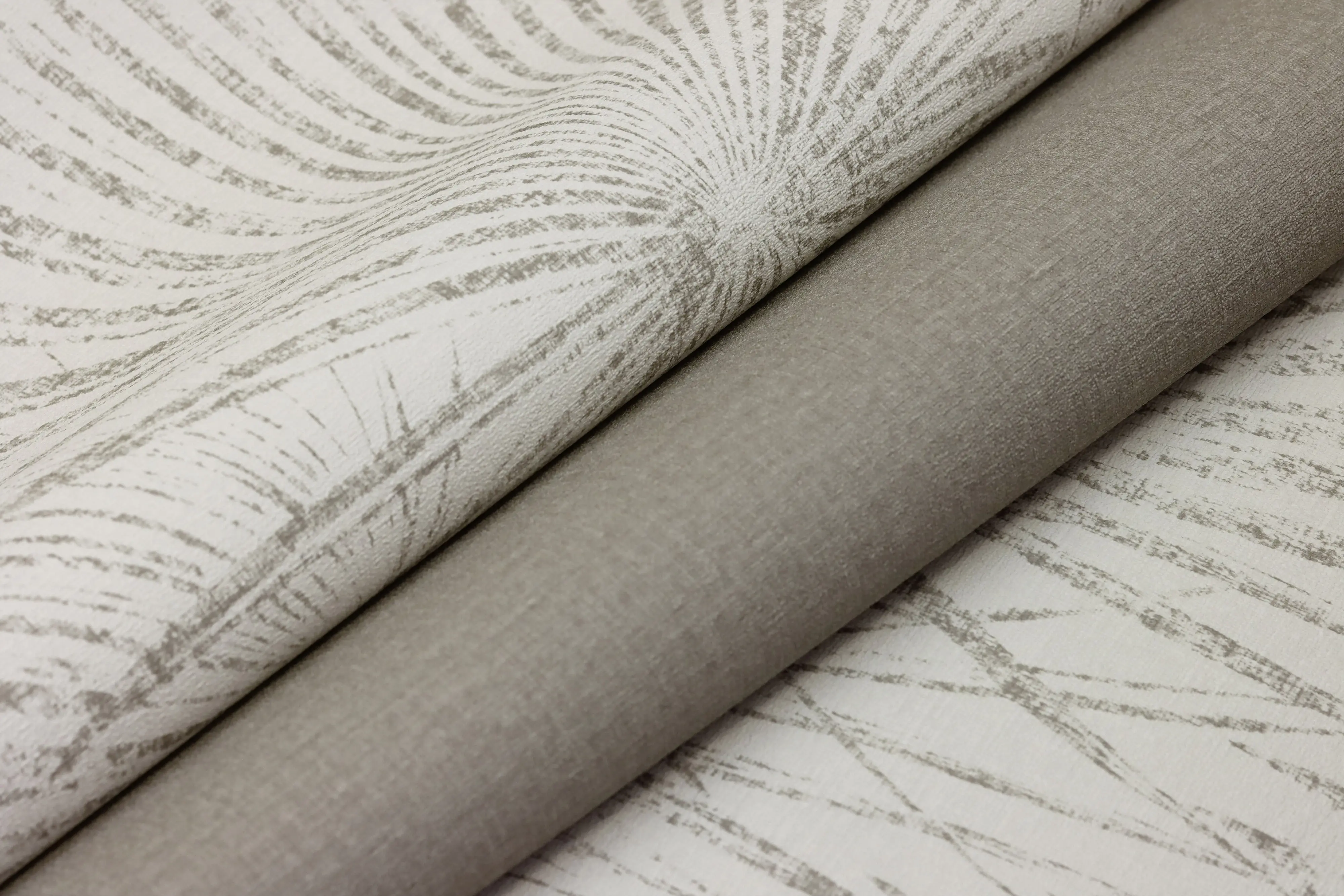 Rasch Vliestapete 555868 Beige-Leinen dunkel Uni 10,05 m x 0,53 m