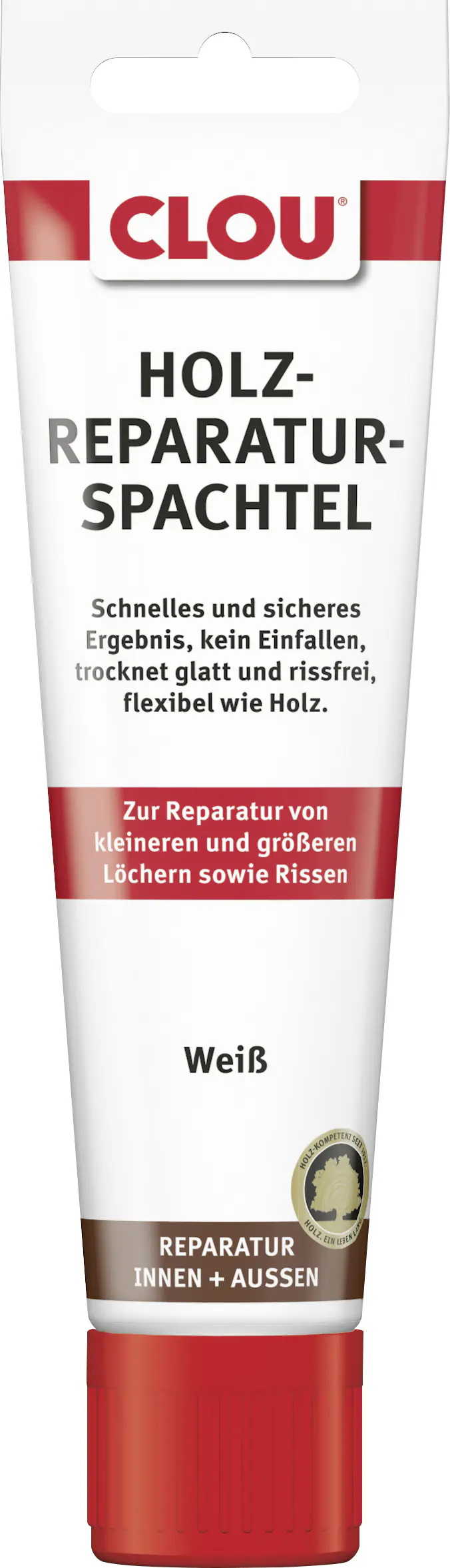 Clou Holzreparatur-Spachtel 55 g weiß