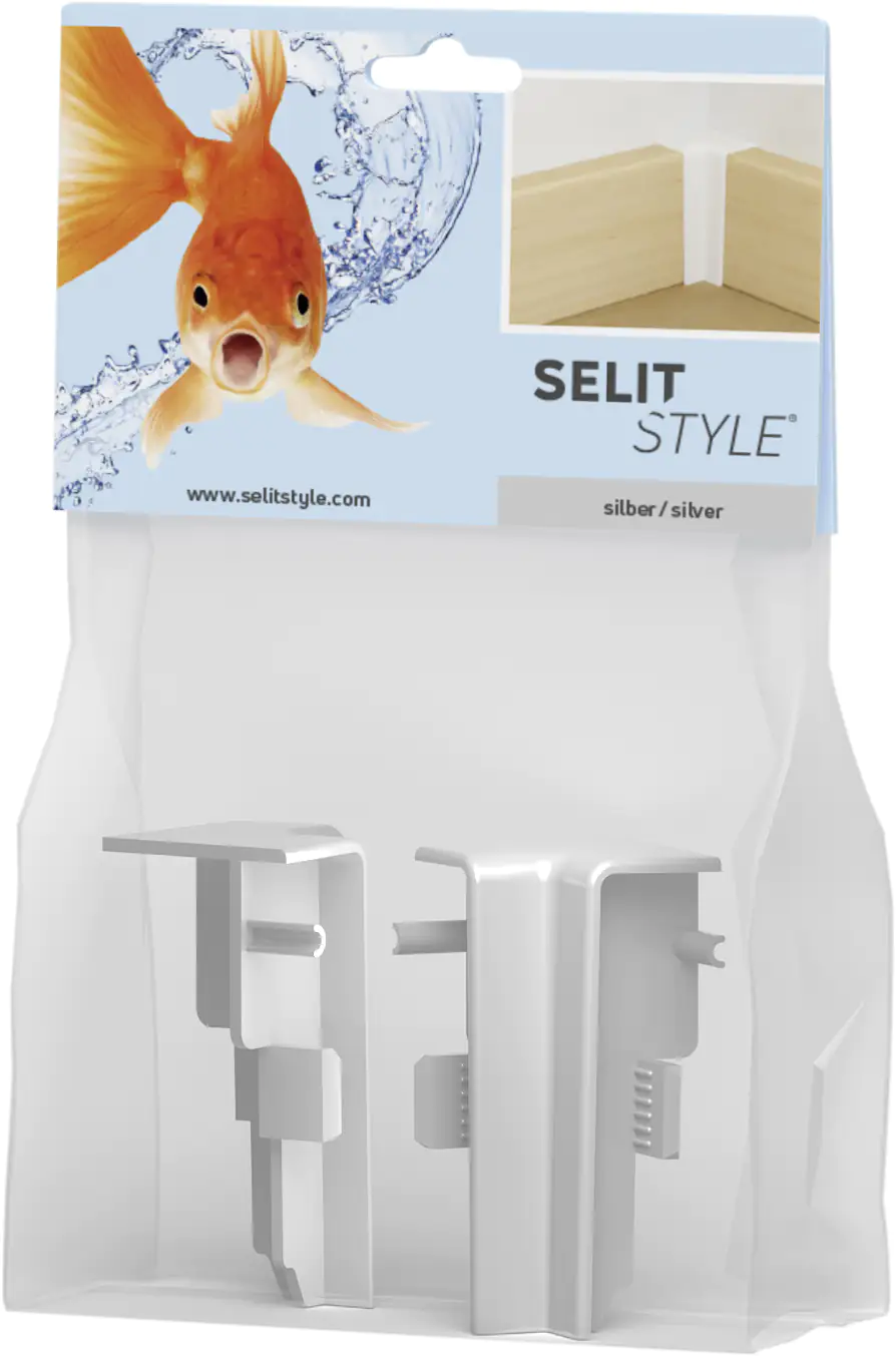 SELITSTYLE Innenecke silber Höhe 50 mm