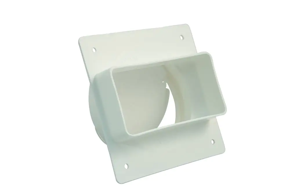 Marley Flachkanal 110 Adapter rund / eckig Rohranschluss, Ø 100 mm, mit Rückstauklappe Marley Flachkanal 110 Adapter rund / eckig Rohranschluss, Ø 100 mm, mit Rückstauklappe