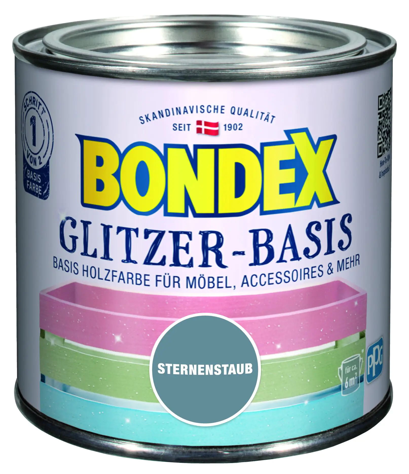 Bondex Glitzer-Basis 500 ml basis sternenstb Bondex Glitzer-Basis 500 ml basis sternenstb