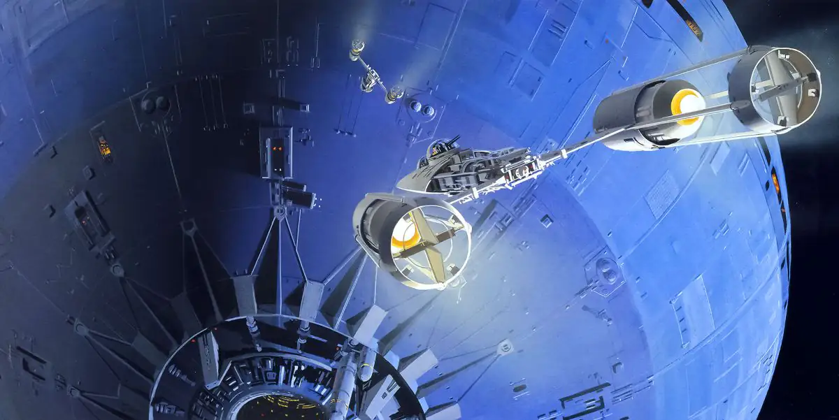 4055065510656 Komar Vlies Fototapete Star Wars Classic Todesstern 500 x 250 cm