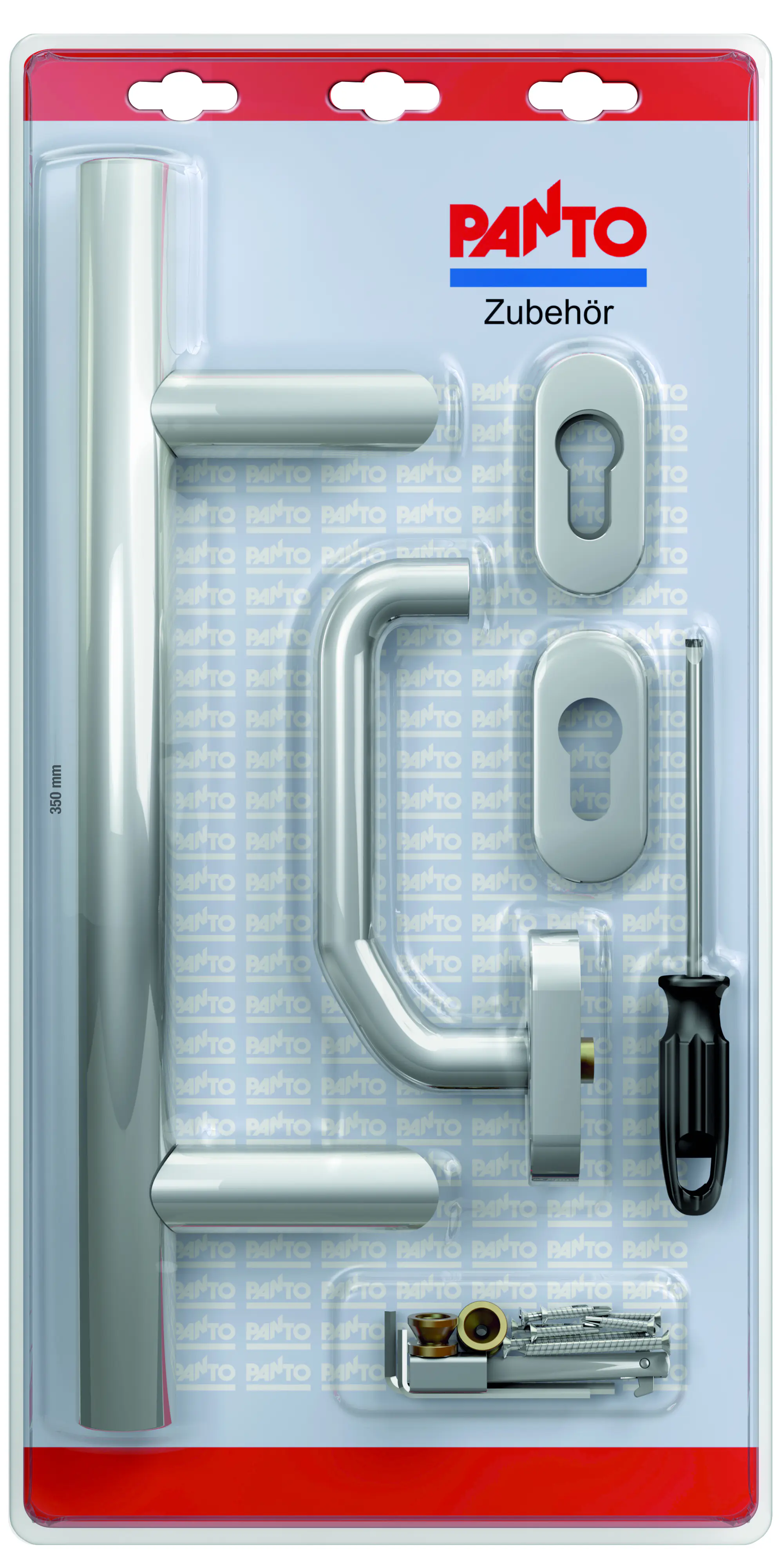 Panto Stoßgriff-Set V2A-Edelstahl 35 cm Panto Stoßgriff-Set V2A-Edelstahl 35 cm