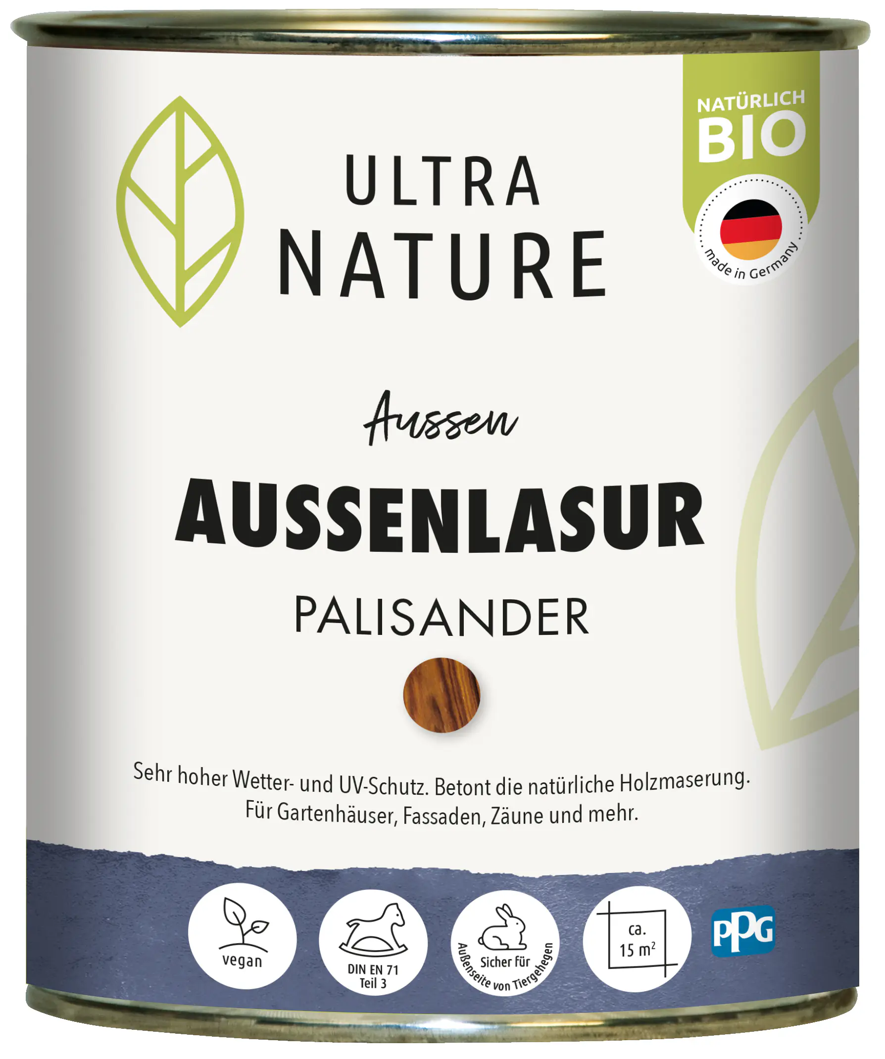 Ultra Nature Außenlasur 750 ml palisander