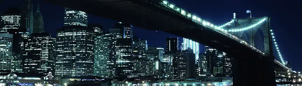 papermoon Vlies- Fototapete Digitaldruck 350 x 100 cm Brooklyn Bridge