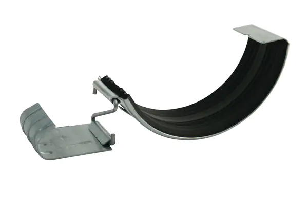 Marley Rinnenverbindungsschale NW 125 mm, halbrund, titan-zink