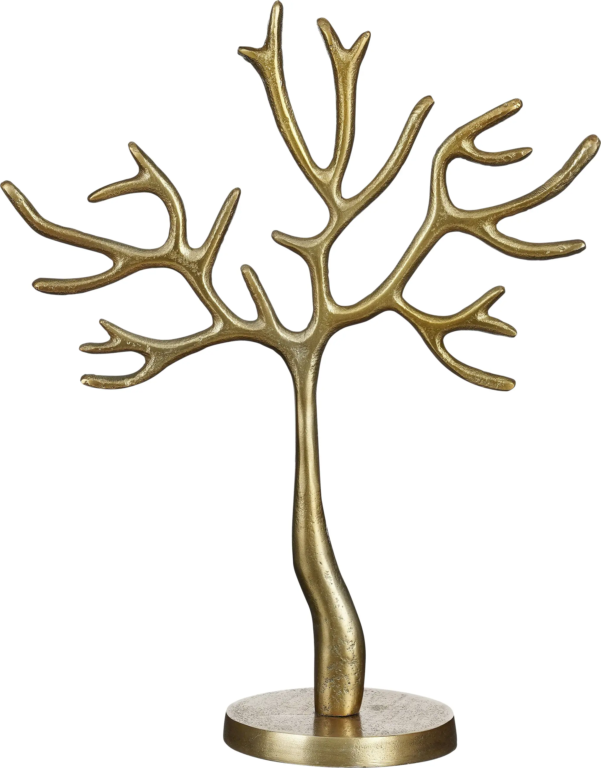 Mica Decorations Baum Dekoration aluminium 31,5 x 12 x 39 cm gold