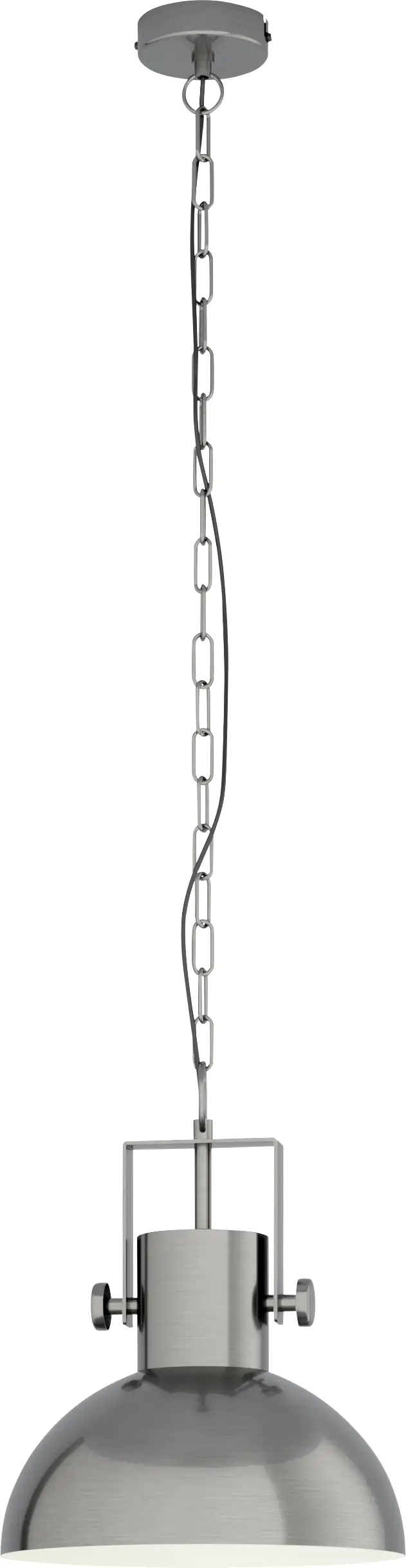 Eglo Pendelleuchte Lubenham 1 nickel-creme Ø 30 cm E27